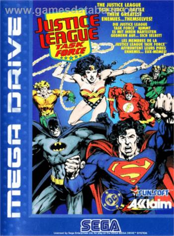 Cover Justice League Task Force for Genesis - Mega Drive